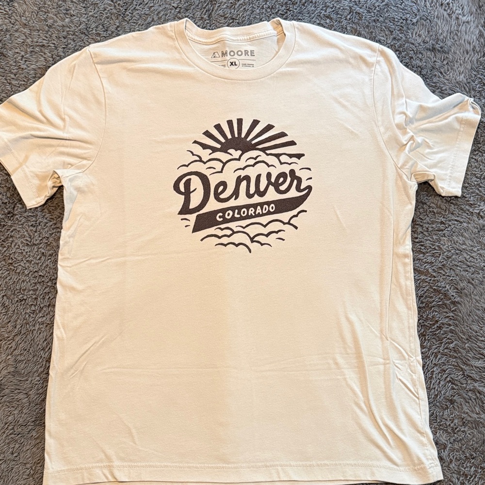 Cream Denver Colorado Graphic Tee